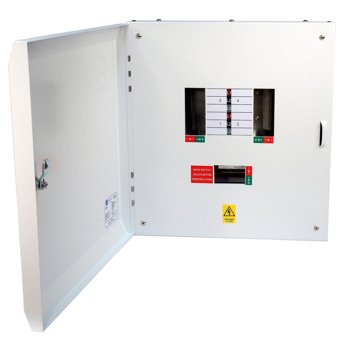 Lewden 4 Way 125A TPN Distribution Board | Consumer Unit World