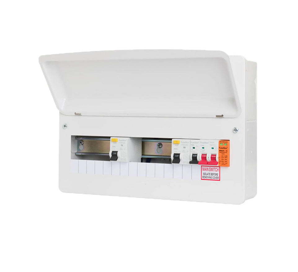 FuseBox Dual RCD Consumer Units with Surge Protection