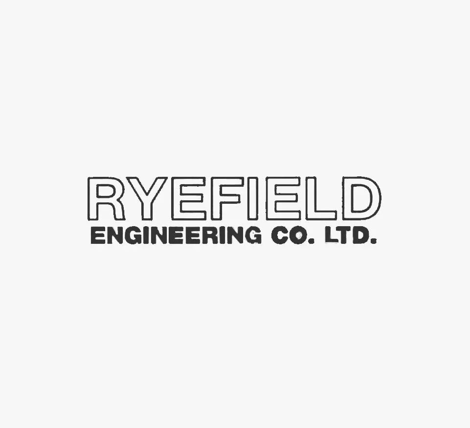Ryefield Engineering Co. Ltd. logo in black bold font on a white background