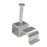 1.5MM METAL CABLE CLIP (7.5 X 6MM)FLAT T&E Pack of 100
