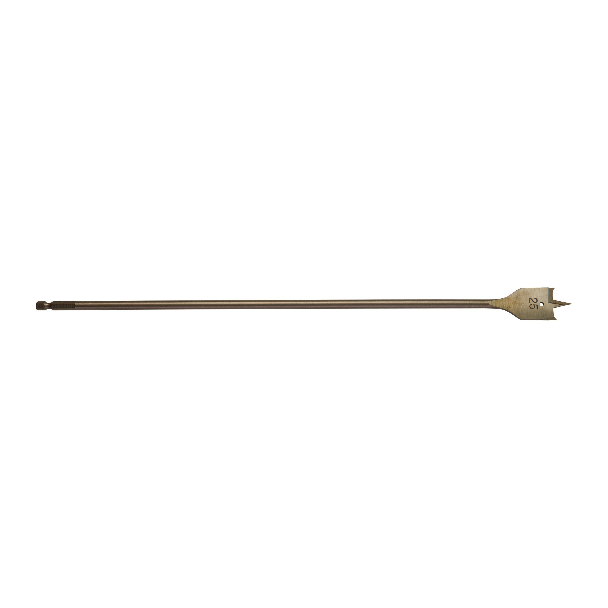 Milwaukee Flat Boring Wood Drill Bit 25 x 400mm