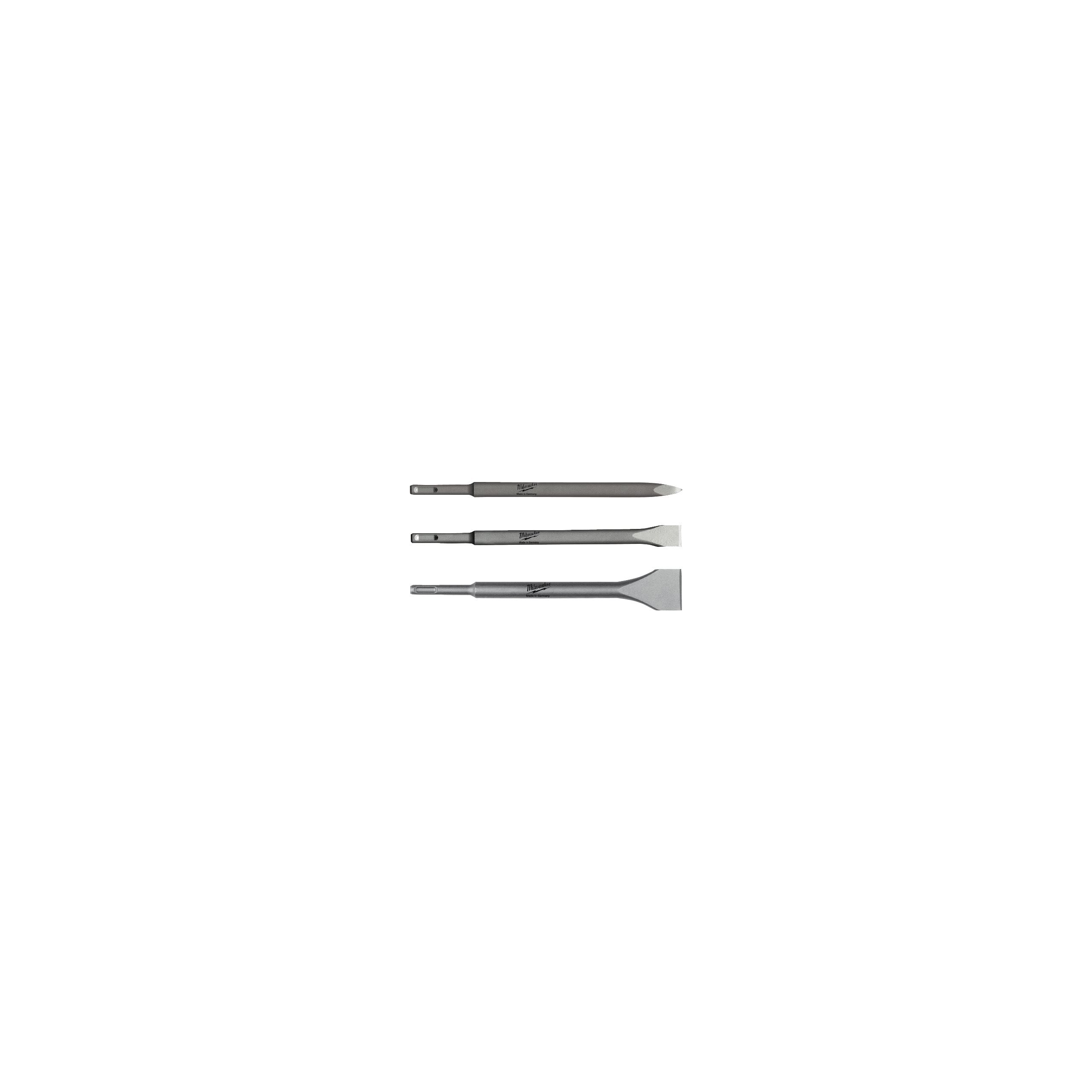 Milwaukee SDS Plus Chisel Set 3 Piece