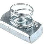 6mm Channel Nut Short Spring Per 10