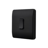 Black light switch on a white background