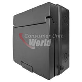FuseBox P65E5M ABS IP65 IK07 Rated 5 Module Enclosure