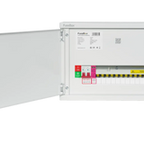 FuseBox HSP19Z 19 Way 100A Main Switch Horizontal Consumer Unit with Type 2 SPD - HSP19Z