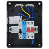 BG CP5MRDPS1G IP66 Weatherproof Grey Plastic 40A Type A DP RCBO & Type 2 SPD EV Distribution Board