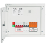 FuseBox HTPNEV32SPD 100A TP&N Horizontal EV Distribution Board with 32A 30mA Type B RCBO and Type 2 SPD - HTPNEV32SPD