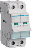 Hager Double Pole Isolator 40A 250V