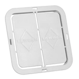 White plastic cover with 'Kwik Tek' branding on a white background