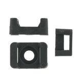 Unicrimp QTBC Cable Tie Saddle Black Pack of 100