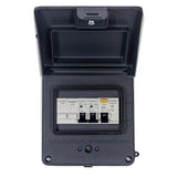 FuseBox A65GRAGY Grey IP65 Garage Consumer Unit