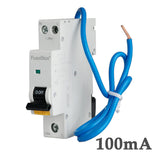 FuseBox RTAM100B32BD 32A Bi-Directional RCBO B Curve 100mA 6kA TYPE A 1P+N (SW)