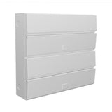 White electrical conusmer unit with2 panels