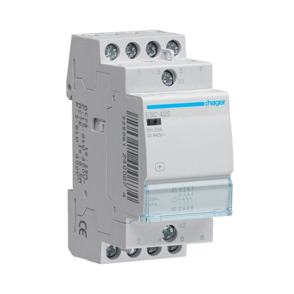Hager Contactor 4NO 2 Module 25A 250V – Consumer Unit World