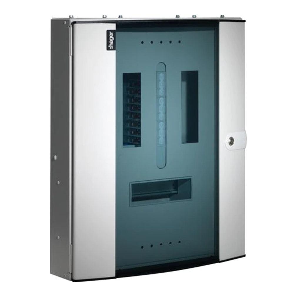 Hager JK104BG 4 Way 125A TPN Distribution Board Invicta 3 - Three Phase ...
