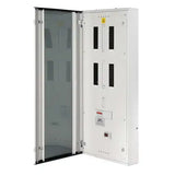 Hager JKD188TM 8+8 Way Dual Metered TPN Power and Lighting Board with 125A Incomer