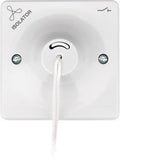 Hager Sollysta WMCS3PI 3 Pole Ceiling Switch marked Isolator