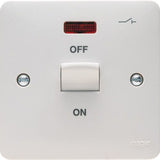 Hager Sollysta WMDP50N 50amp Double Pole Switch with Neon