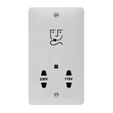 Hager Sollysta WMSO100 Shaver Socket