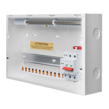 Hager Design Evo VME109SPD 9 Way Main Switch Consumer Unit + Surge Protection