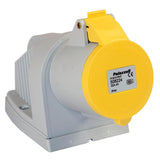 Lewden 32A 2P+E 110V Angled Wall Mounted Socket IP44