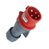 Lewden PM16/1800N 16A 415V 5 Pin Industrial Red Plug