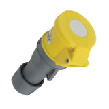 Lewden PM16/2000N 16A 110V 3 Pin Industrial Yellow Connector