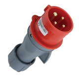 Lewden PM32/1500N 32A 415V 4 Pin Industrial Red Plug